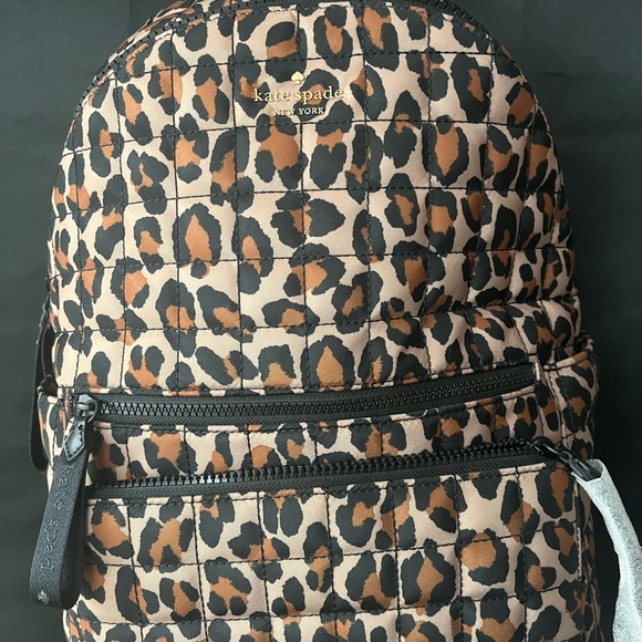 kate spade Handbags - Kate Spade Spotted Leopard Backpack NWT